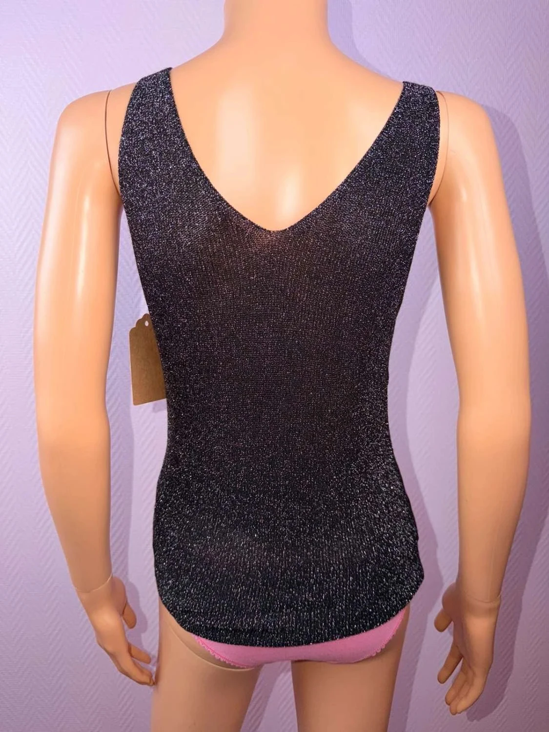 Débardeur léger en lurex jamais servie – photo 5
